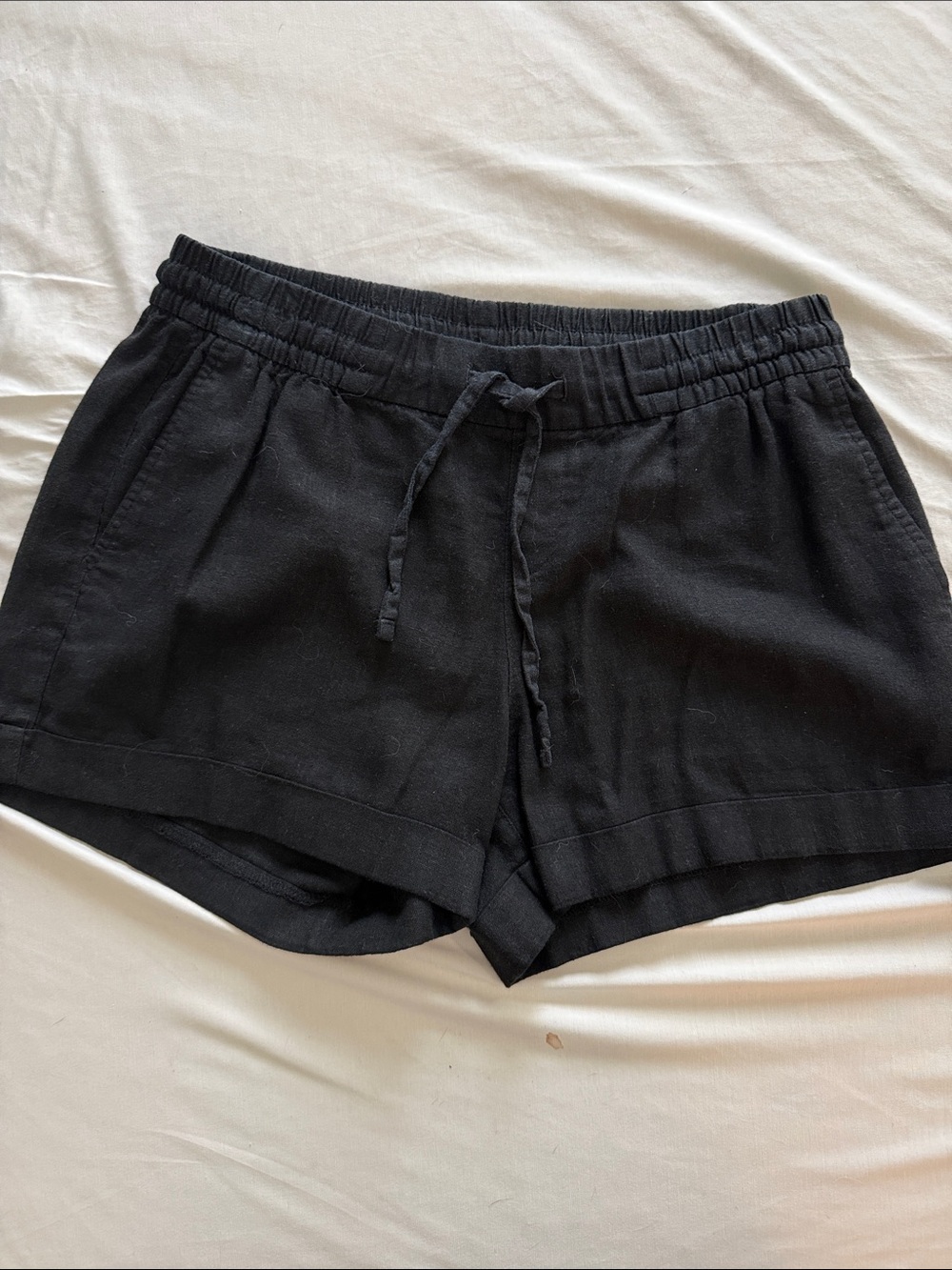 Old Navy Black Elastic Waist Athletic Shorts